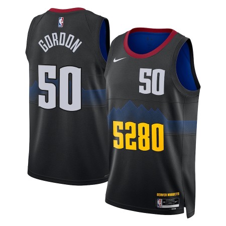 Dres Denver Nuggets Aaron Gordon Nike 2023-24 City Edition Crno Swingman